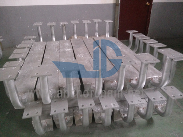 Anod de aluminiu pentru unitățile de inginerie portuară și marină