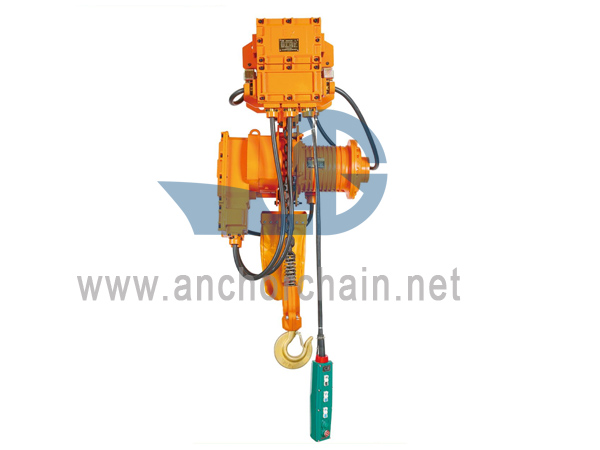Palan electric cu lanț antiexploziv de tip BDB (Run The Type)
