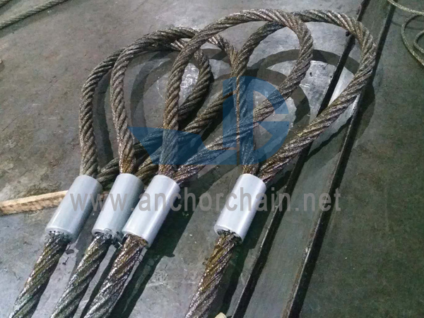 Sling de frânghie presată cu patru picioare