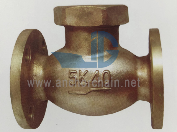 JIS F 7415 Bronz 5K Supape de control cu ​​glob de ridicare Tip capotă unită