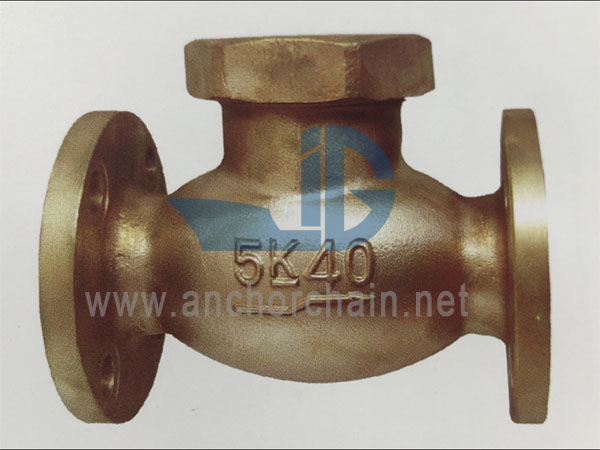 JIS F 7417 Bronz 16K Supape cu glob de verificare a ridicării (Tip cu capotă unită)