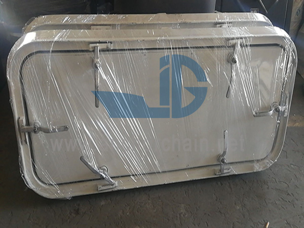 Ușă din aluminiu marin etanș la intemperii cu 6 încuietori pentru câini