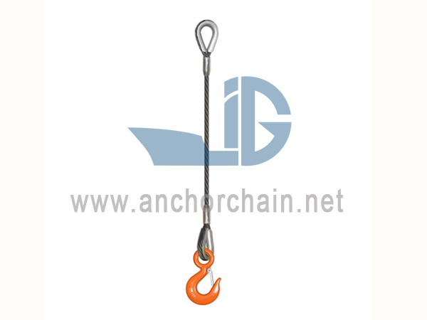 Slingle Leg Single Wire Rope Sling