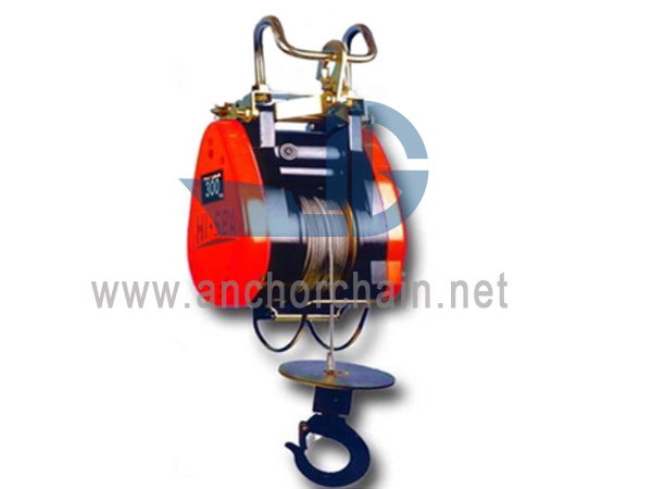 Mini palan electric cu cablu tip suspensie