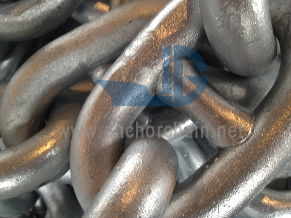 Lanț de ancorare U3 de 76 mm galvanizat la cald