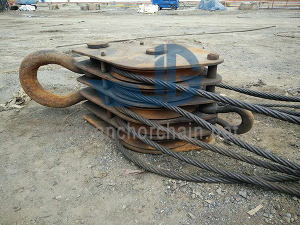 Bloc de cabluri de sârmă din seria 6 ZHC pentru falca navei